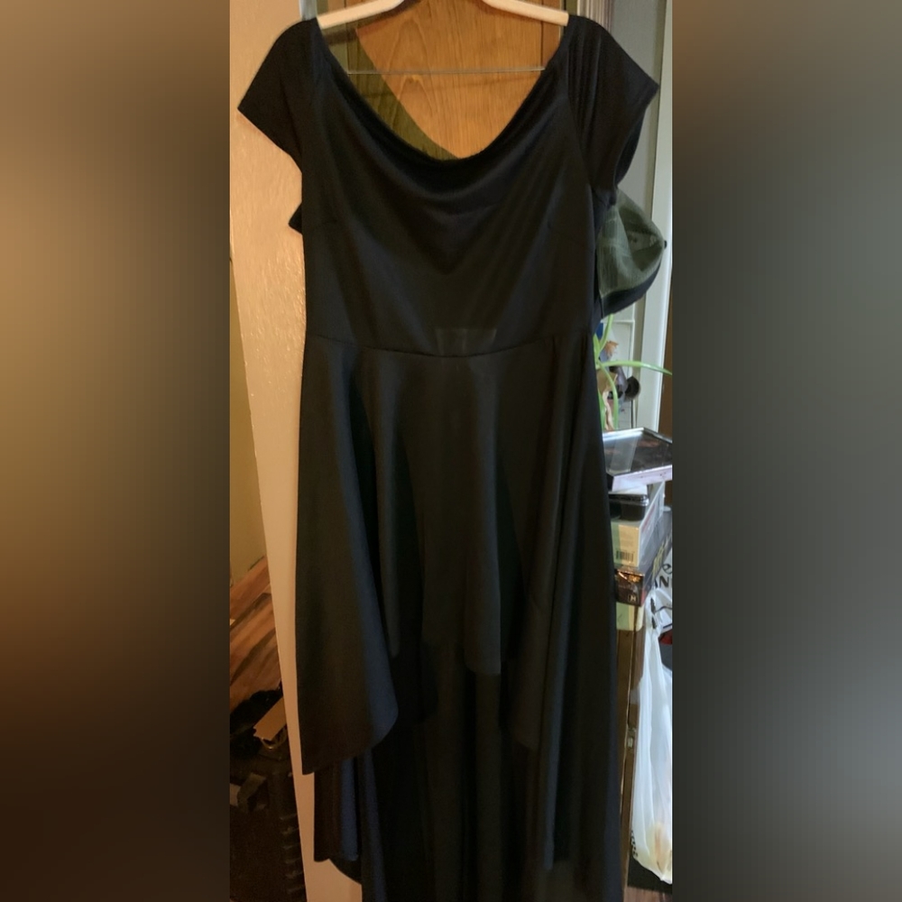 Beautiful Black High Low Dress - Picture 3 of 3